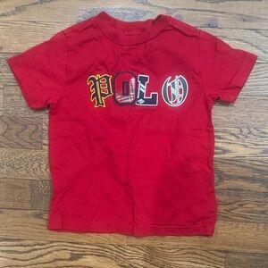 Polo by Ralph Lauren Kids Graphic Red Tee
